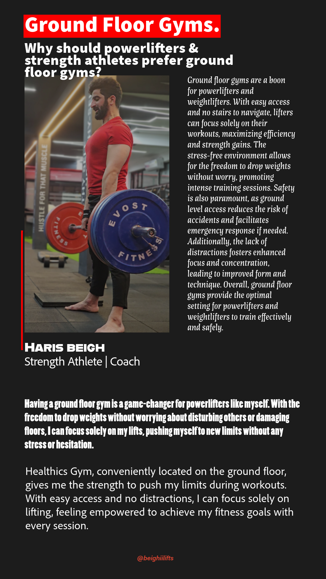 Convenience for Strength Athletes
